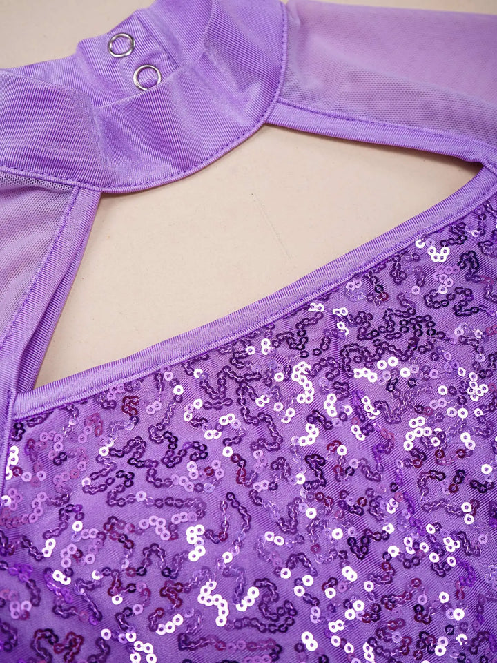 Top manches longues avec sequins Uma