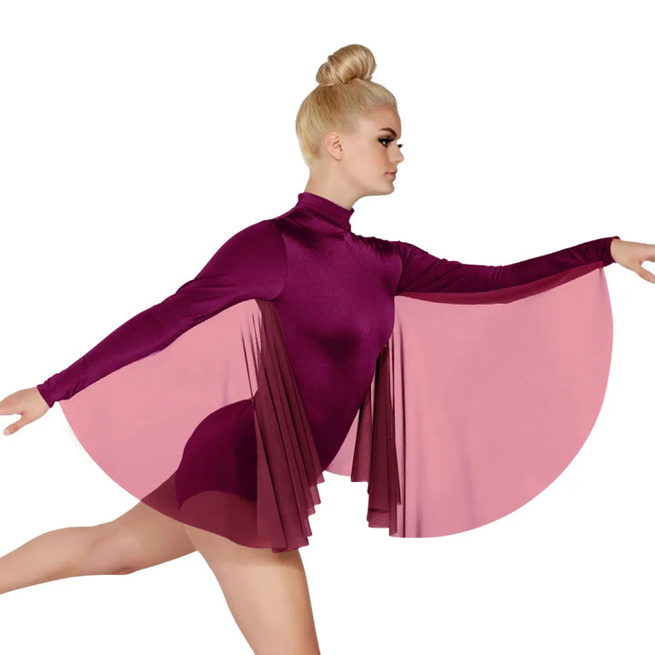 Justaucorps avec manches longues butterfly