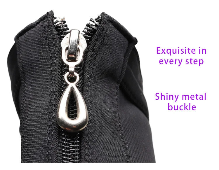 Bottines danse Assa noir Rubber sole Talons de 6 à 11cm