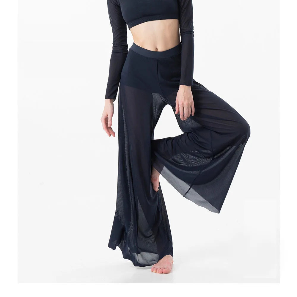 Top & pantalon large Solange en maille