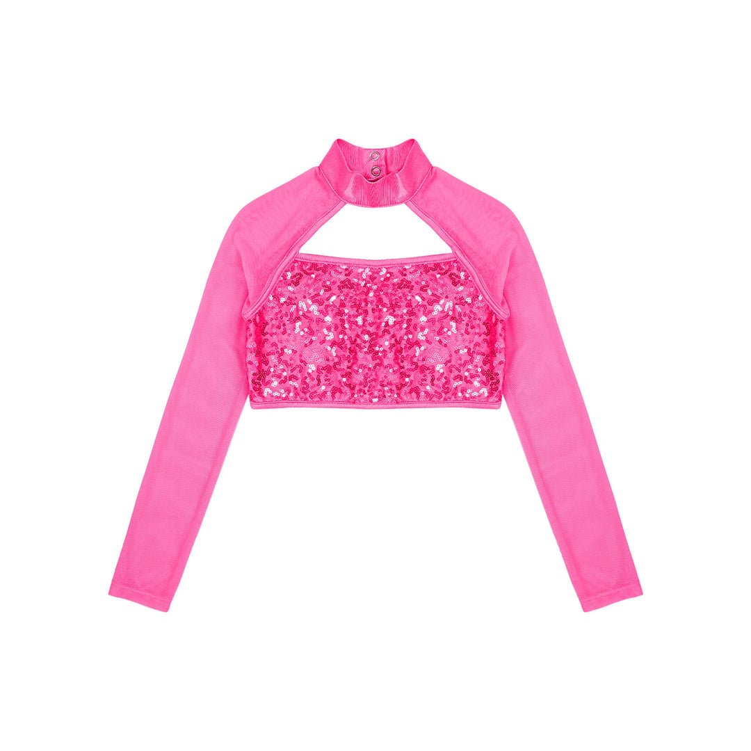 Top manches longues avec sequins Uma