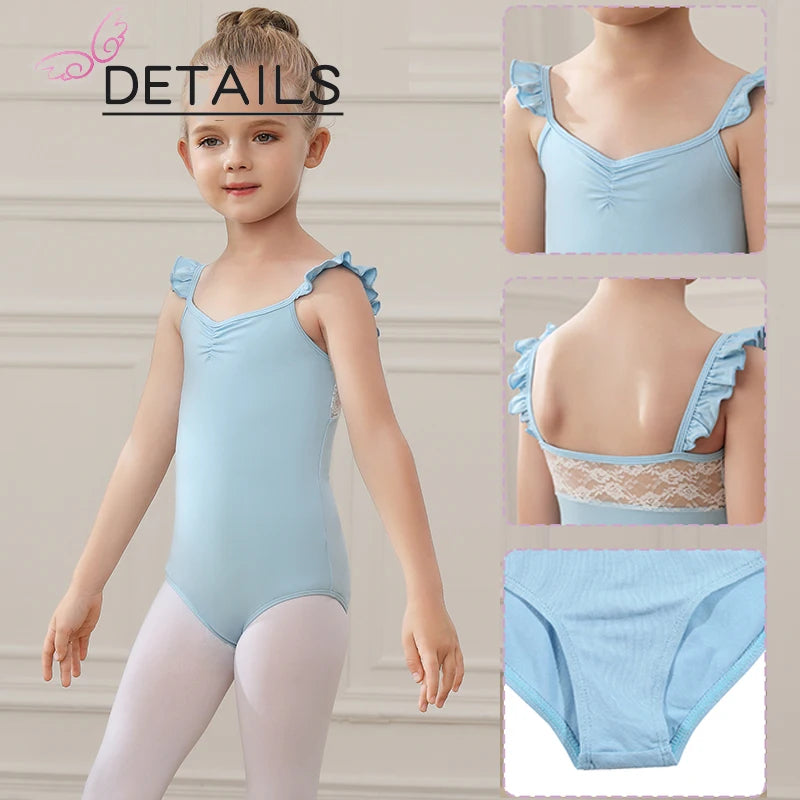 Justaucorps bretelles fantaisie Ondine