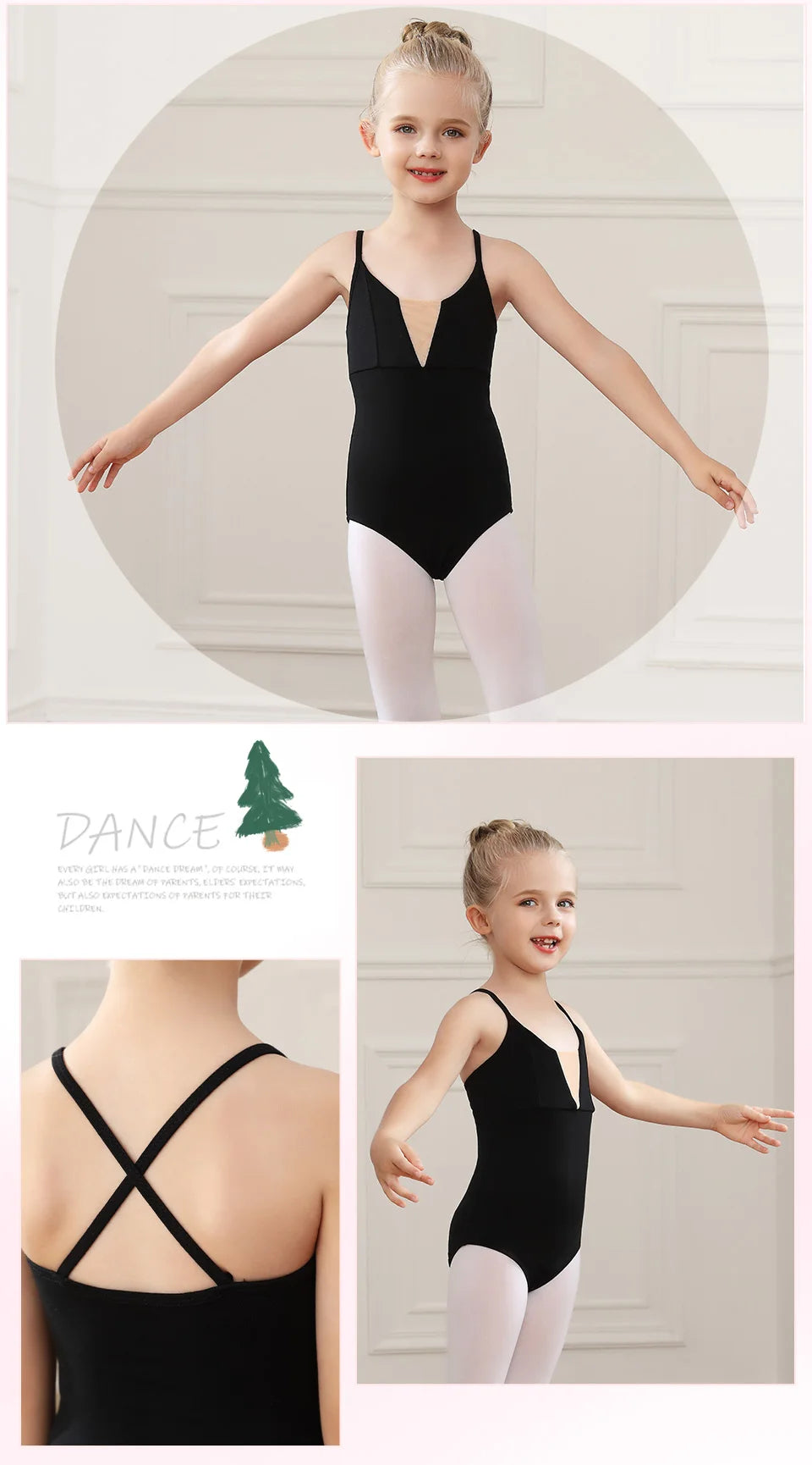 Justaucorps bretelles Calliope