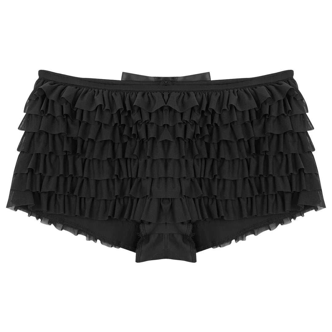 Pantie short court à volants