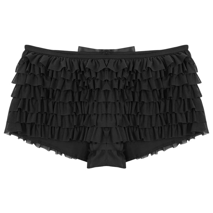 Pantie short court à volants