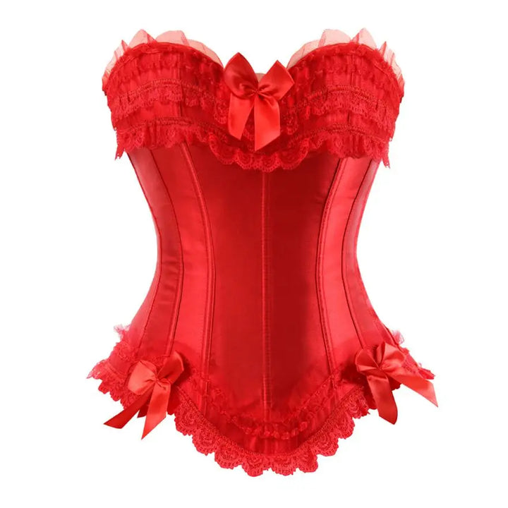 Corset Bustier satin Froufrou