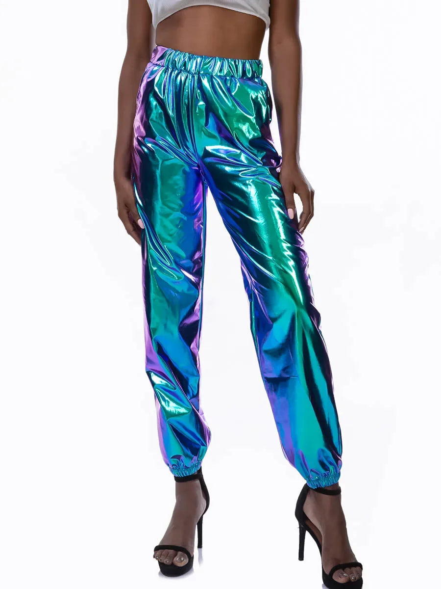 Pantalon Holographic métallique