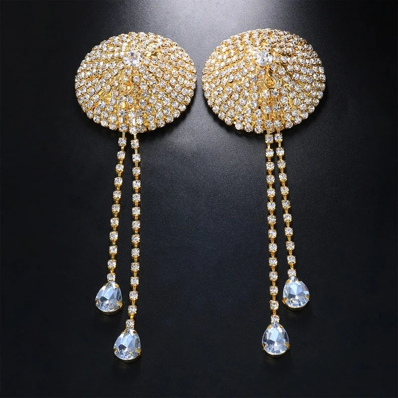Bijoux pendentif poitrine strass plusieurs modèles