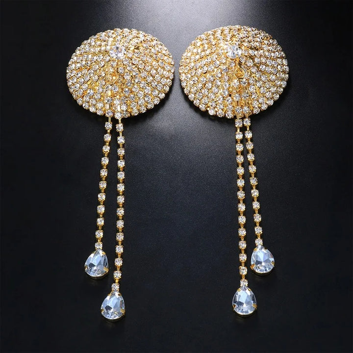 Bijoux pendentif poitrine strass plusieurs modèles