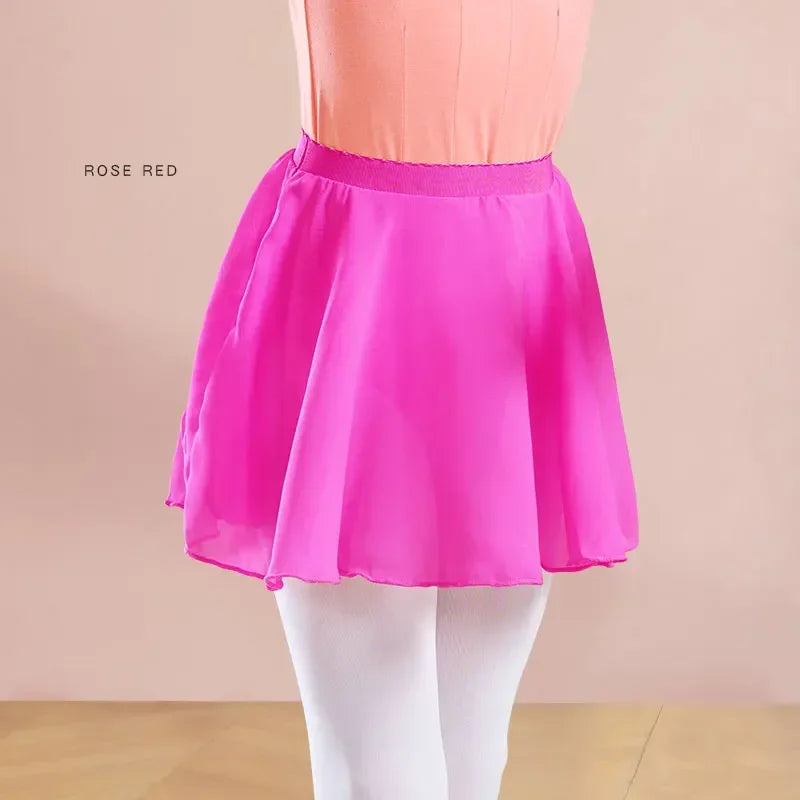 Jupette mousseline taille élastique Klarys