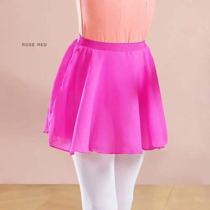 Jupette mousseline taille élastique Klarys