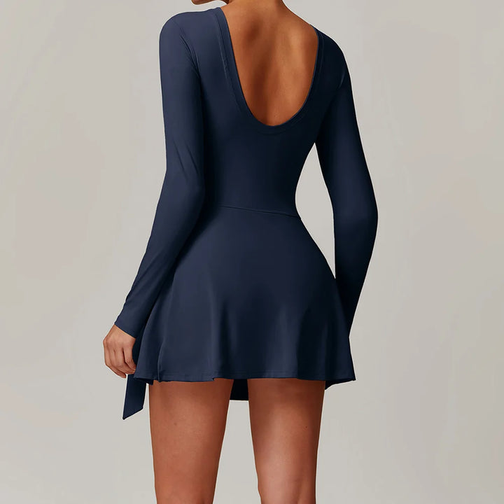 Combi-short manches longues jupe Viviane