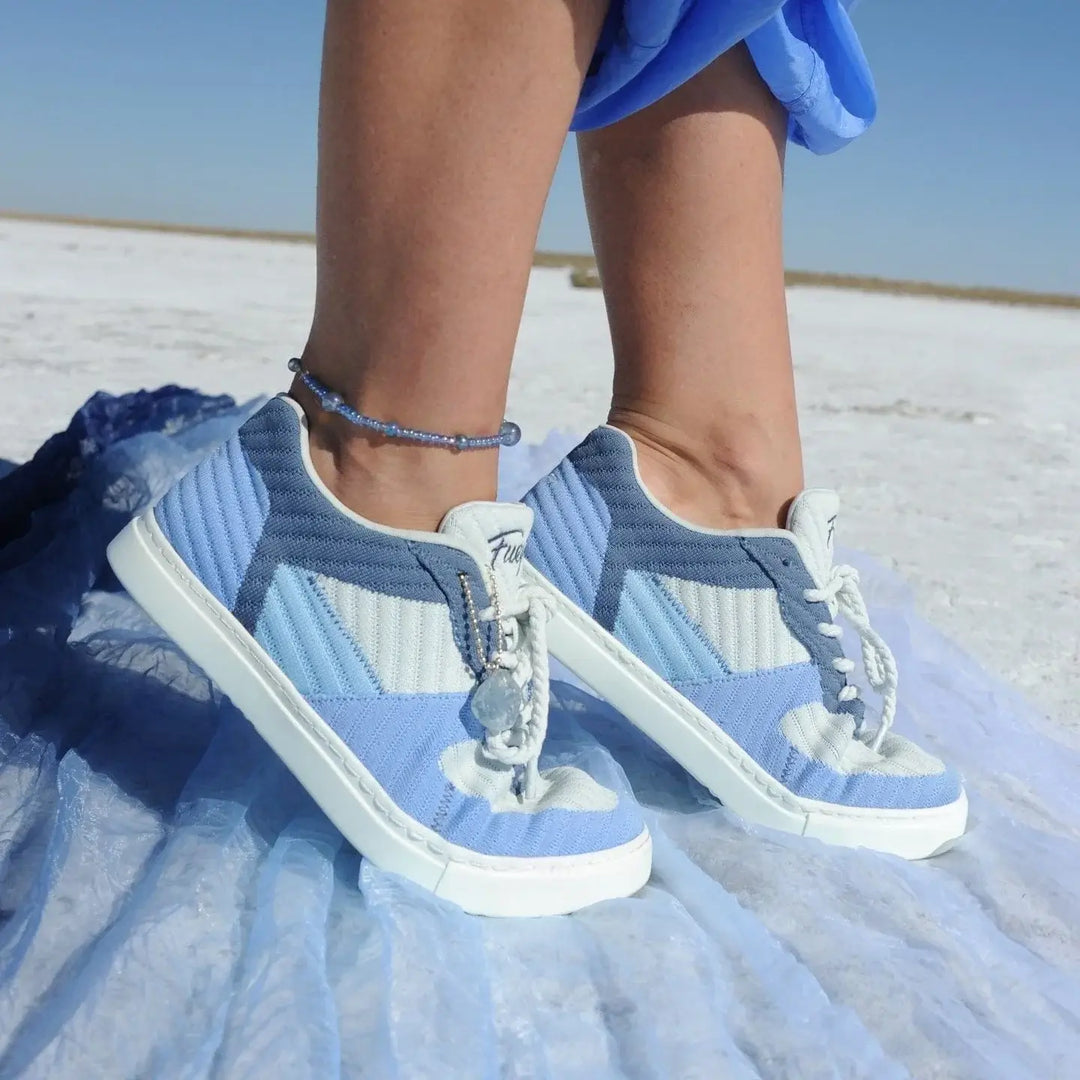 Baskets danse basses blue Jade x Fuego