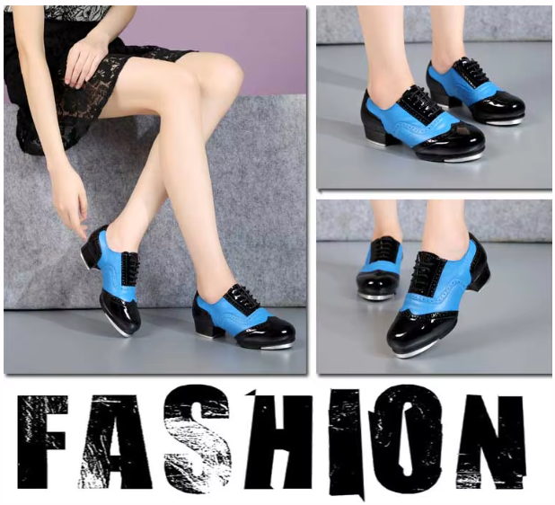 Chaussures Claquettes bicolore black bue T38
