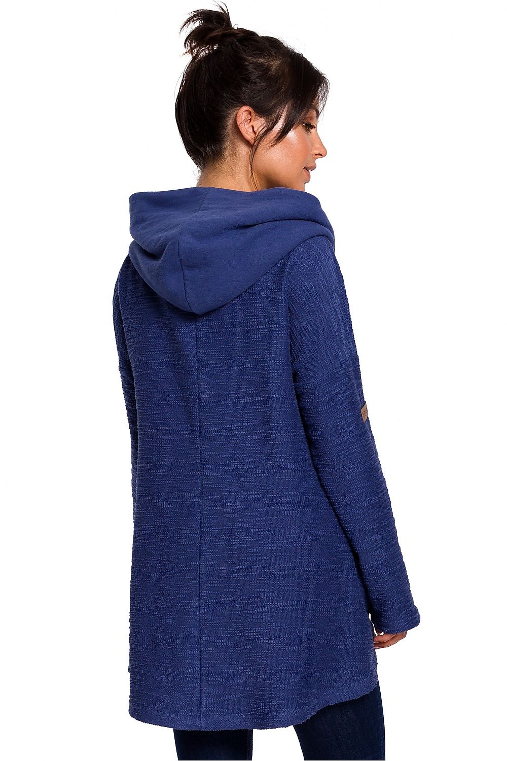Sweat-shirt capuche col montant Bella