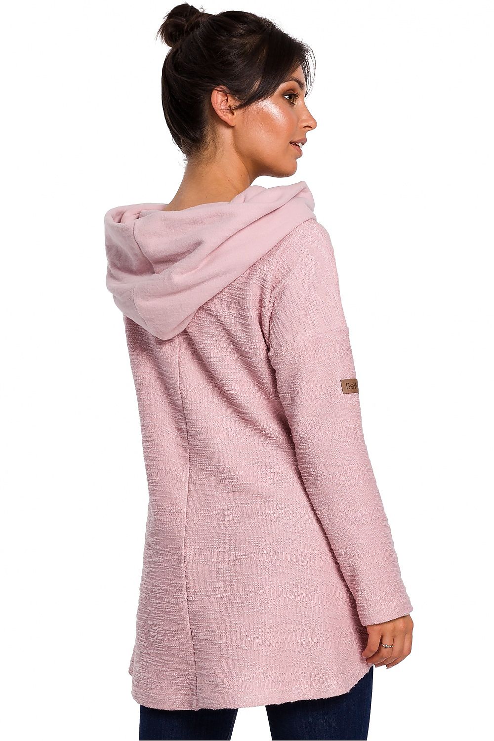 Sweat-shirt capuche col montant Bella