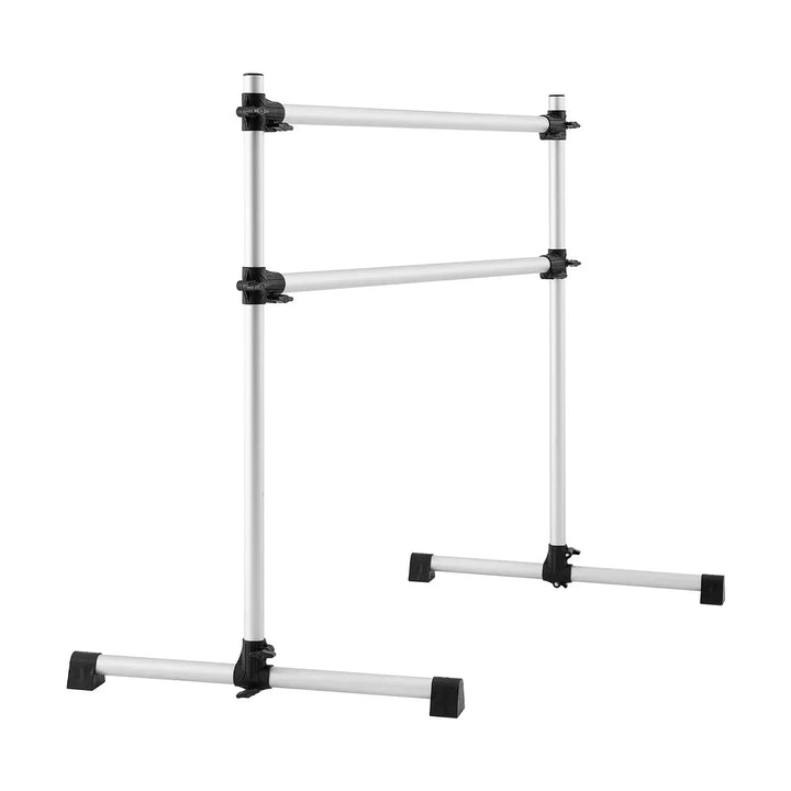 Barre de danse classique double hauteur aluminium réglable
