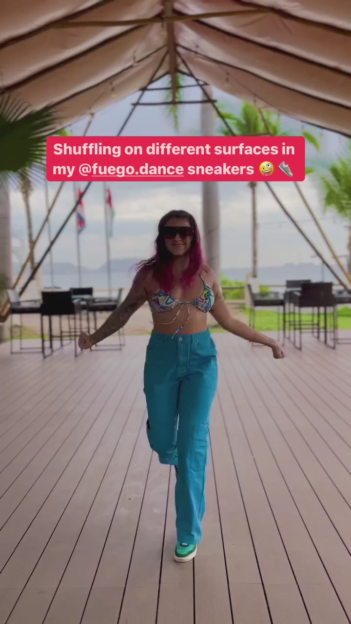 Baskets basses colorées Fuego