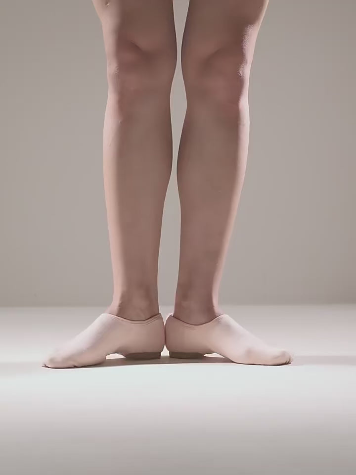 Chaussons jazz toile stretch bi-semelle