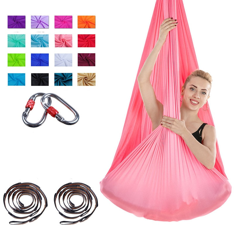 Hamac pour yoga aérien 5mx 2.8m avec accessoires
