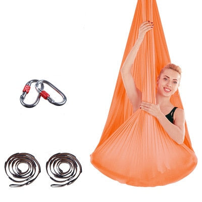 Hamac pour yoga aérien 5mx 2.8m avec accessoires