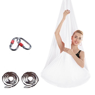 Hamac pour yoga aérien 5mx 2.8m avec accessoires
