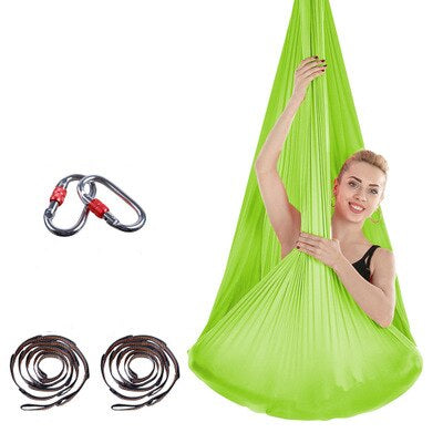 Hamac pour yoga aérien 5mx 2.8m avec accessoires