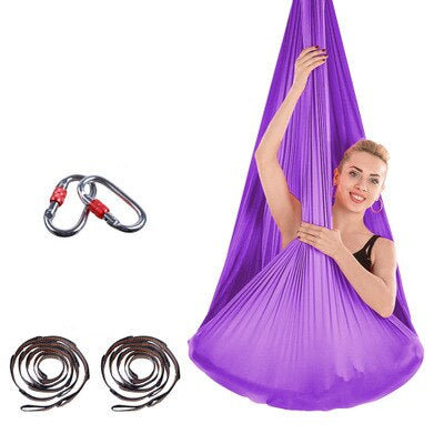 Hamac pour yoga aérien 5mx 2.8m avec accessoires