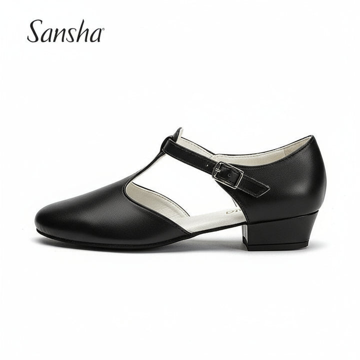 Chaussons danse cuir à talons Diva by Sansha T37