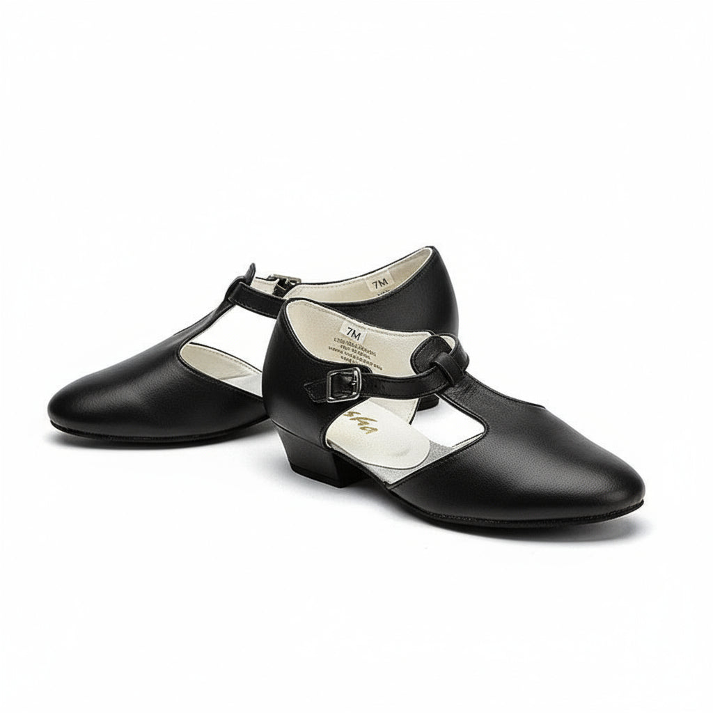 Chaussons danse cuir à talons Diva by Sansha T37