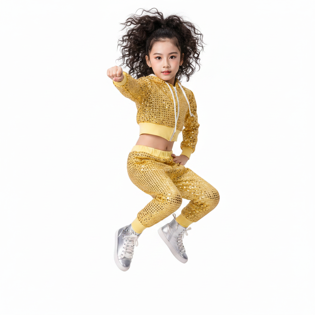 Ensemble veste et pantalon paillettes performance