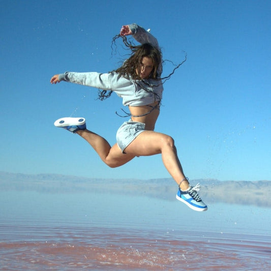 Baskets basses colorées Fuego