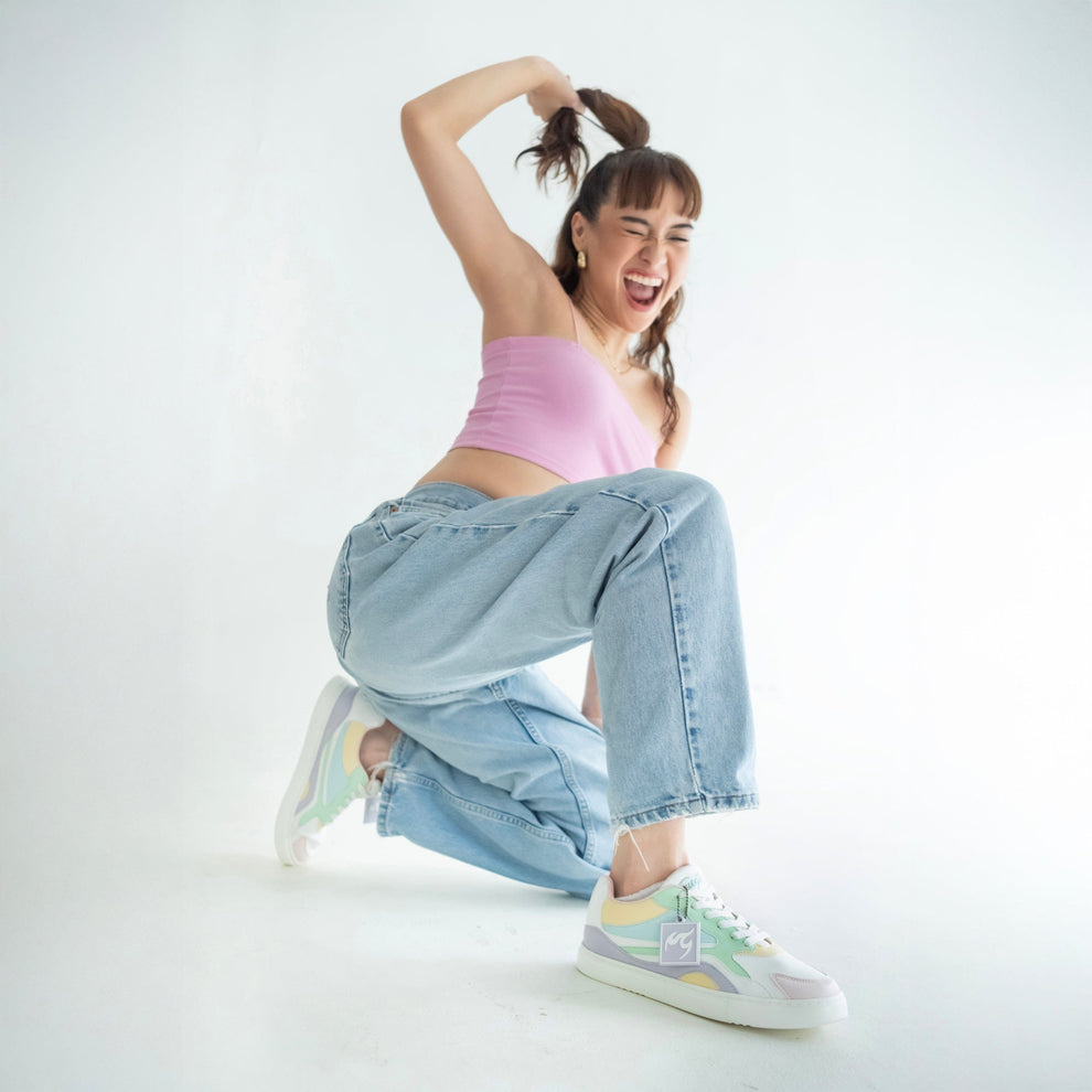 Baskets basses pastel Fuego