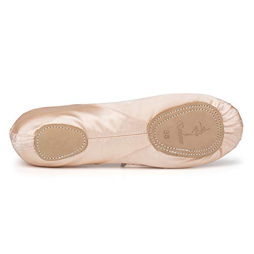 Chaussures De Ballet De Pointe Chausson De Danse En Satin Avec Élastique Bande Et Protège-Orteils Pour Ballerines Fille Femme Noir Taille 32 Chaussures De Ballet De Pointe Chausson De Danse En Satin Avec Élastique Bande Et Protège-Orteils Pour Ballerines Fille Femme Noir Taille 32