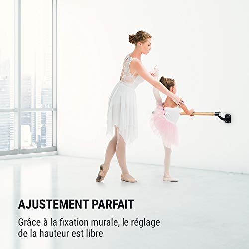 Barre de Danse mural longueur 120 cm en bois