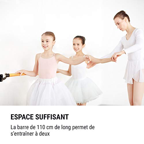 Barre de Danse mural longueur 120 cm en bois