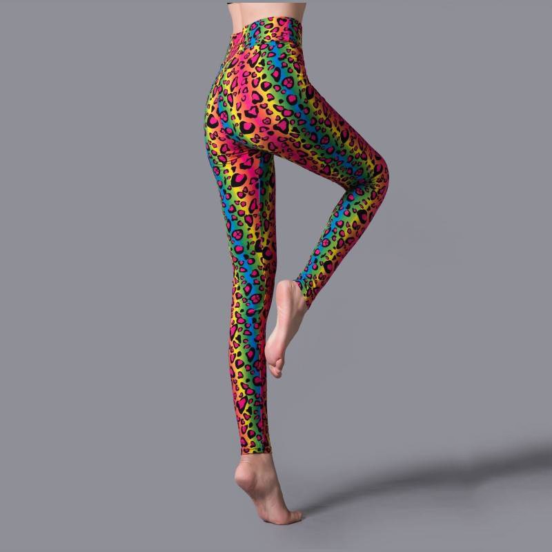 Legging avec imprimé léopard 3 coloris au choix