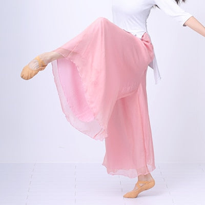 Pantalon danse large en mousseline Wanida