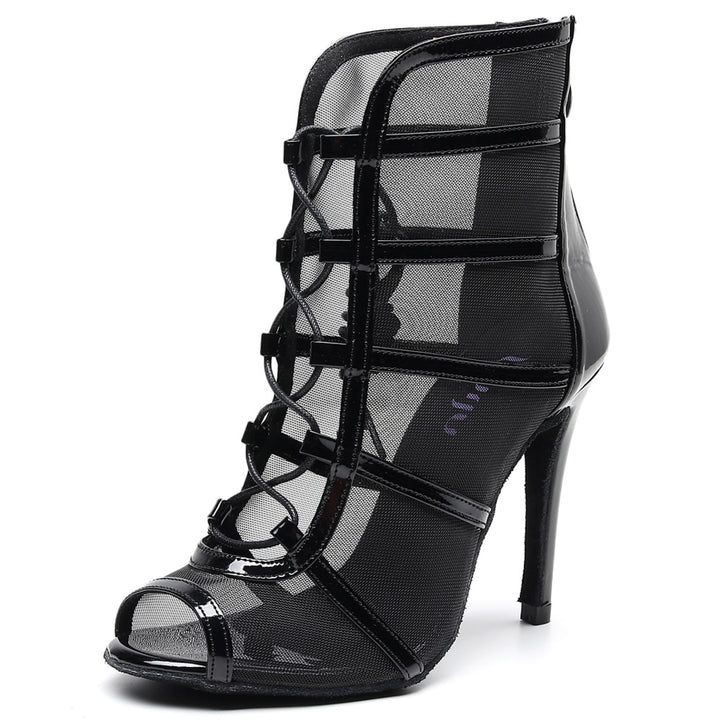 Bottines Ashwini noir semelle pour extérieur Talons de 6 à 10cm