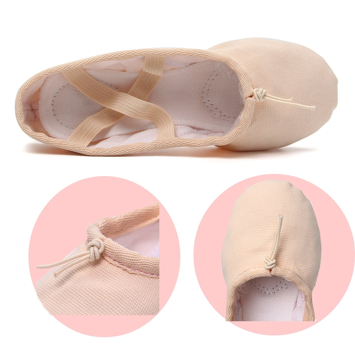 Chaussons demi-pointes bi-semelle 5 coloris disponibles