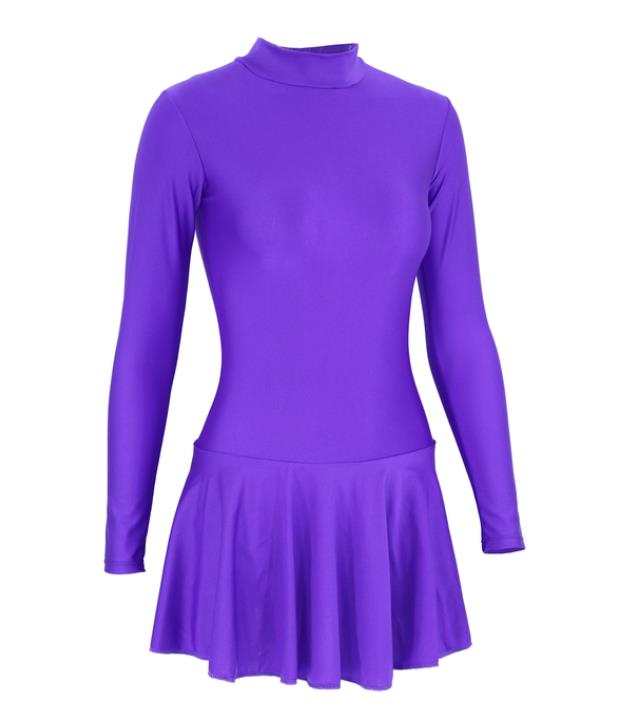 Justaucorps manches longues avec jupette Meira