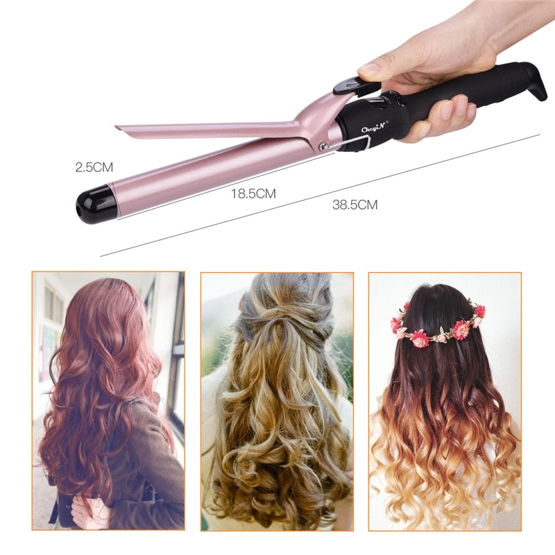 Fer à boucler en céramique diamètres au choix 32mm 25mm 19mm