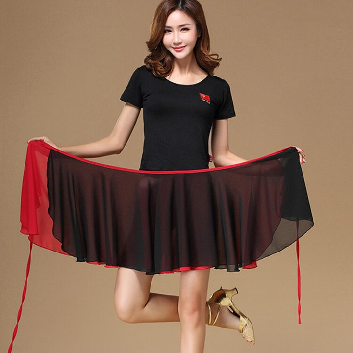 Jupe courte portefeuille danse latine