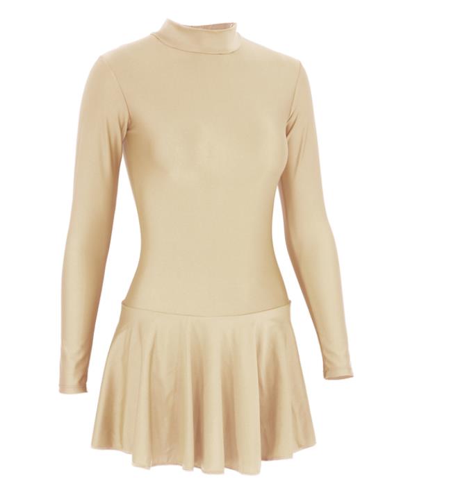 Justaucorps manches longues avec jupette Meira