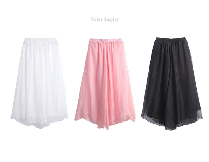Pantalon danse large en mousseline Wanida