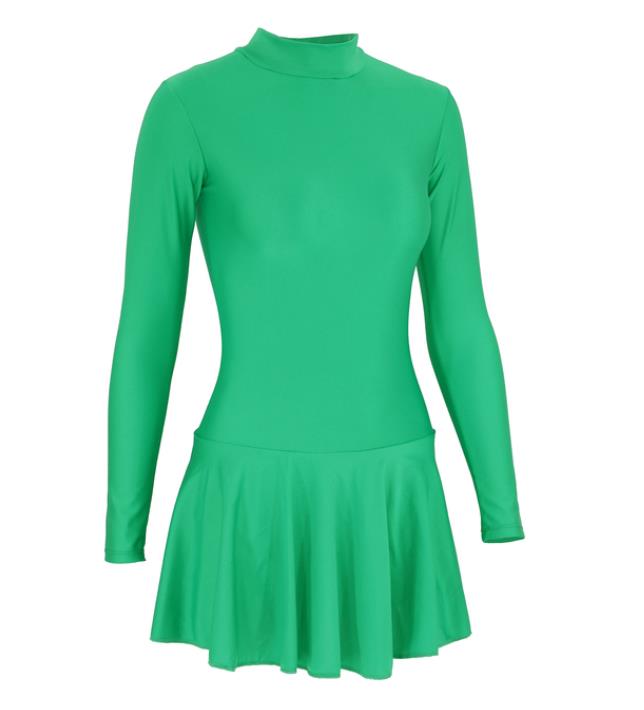 Justaucorps manches longues avec jupette Meira