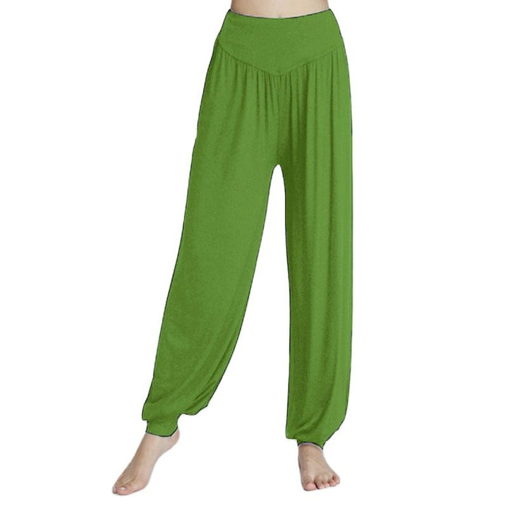 Pantalon large harem resserré aux chevilles