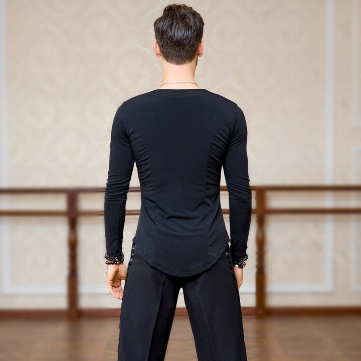 T-Shirt manches longues col V-Neck 3 coloris au choix