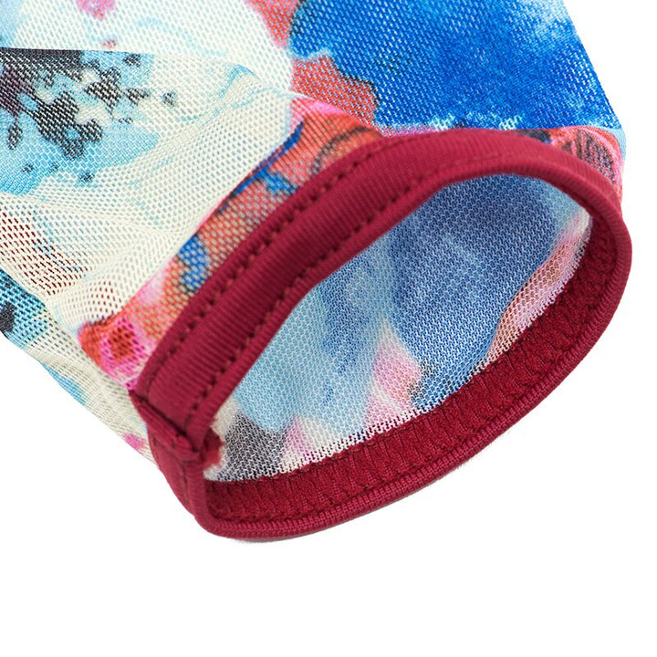 Justaucorps manches longues à imprimés Sansha