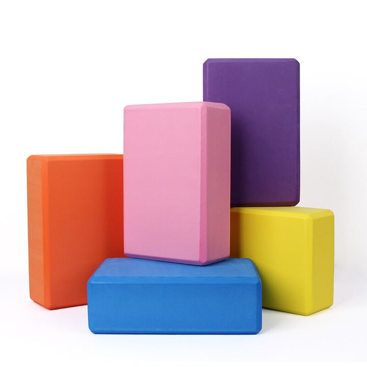 Brique Bloc de yoga Eva par lot de 2 Pièces - 9 coloris au choix